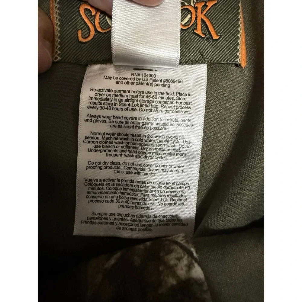 Scentlok Hunting Pants With Carbon Alloy Men's L. E32